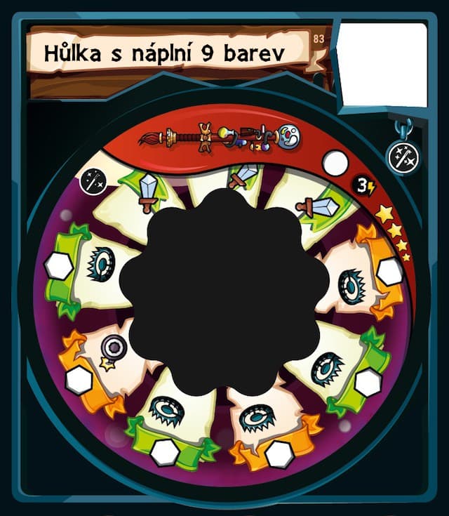 Hůlka s náplní 9 barev